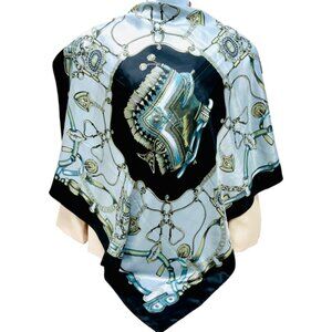 Maruzen Tokyo  100% Silk  Satin Scarf34